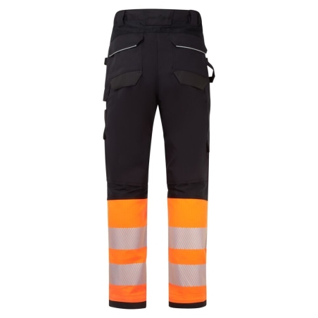 Pantalon holster stretch ignifugé haute visibilité classe 1 Orange/noir – Portwest FR452