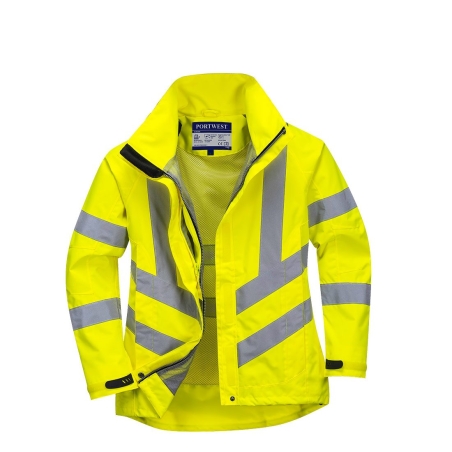 Parka femme haute visibilité respirante classe 3 Jaune – Portwest LW70