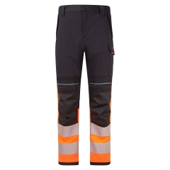 Pantalon haute visibilité ignifugé antistatique Modaflame classe 1 Orange/noir – Portwest FR451