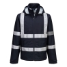Veste de pluie légère pliable à capuche amovible Marine foncé – Portwest F442