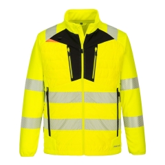 Veste hybride haute visibilité matelassée classe 2/3 Jaune/noir – Portwest DX473