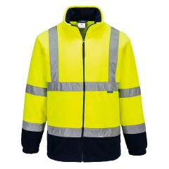 Polaire haute visibilité bicolore classe 3 Jaune/marine – Portwest F301