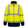 Polaire haute visibilité bicolore classe 3 Jaune/marine – Portwest F301