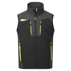 Gilet softshell sans manches 3 couches imperméable DX4 Gris métal – Portwest DX476