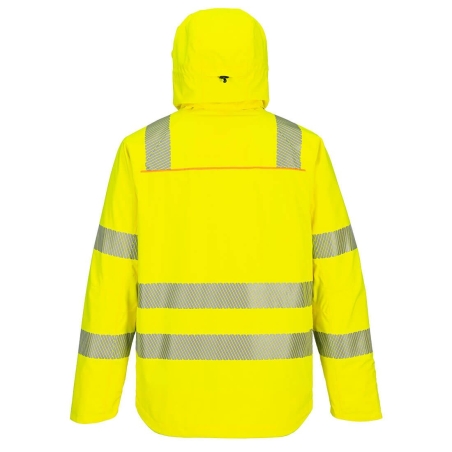 Veste de pluie haute visibilité classe 3 respirante Jaune – Portwest DX462
