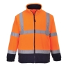Polaire haute visibilité bicolore classe 3 Orange/marine – Portwest F301