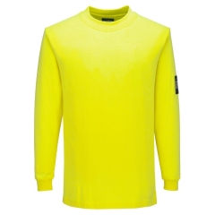 Tee-shirt manches longues ignifugé antistatique Modaflame Jaune – Portwest FR806