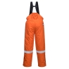 Cotte à bretelles hiver ignifugée antistatique haute visibilité Orange – Portwest FR58
