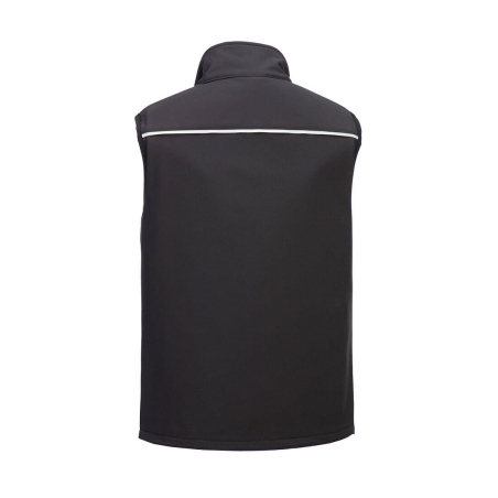 Gilet softshell sans manches 3 couches imperméable DX4 Noir – Portwest DX476