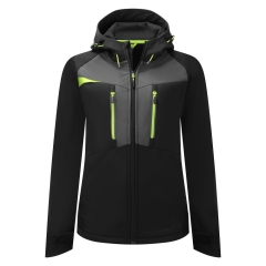 Veste softshell femme 3 couches ripstop imperméable DX4 Noir – Portwest DX486