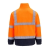 Polaire haute visibilité bicolore classe 3 Orange/marine – Portwest F301