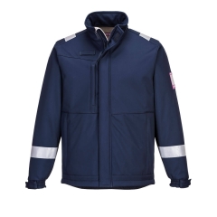 Veste softshell ignifugée multirisque arc électrique antistatique Marine – Portwest MV73
