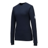 Tee-shirt femme manches longues ignifugé antistatique Marine – Portwest FR808