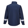 Veste softshell ignifugée multirisque arc électrique antistatique Marine – Portwest MV73