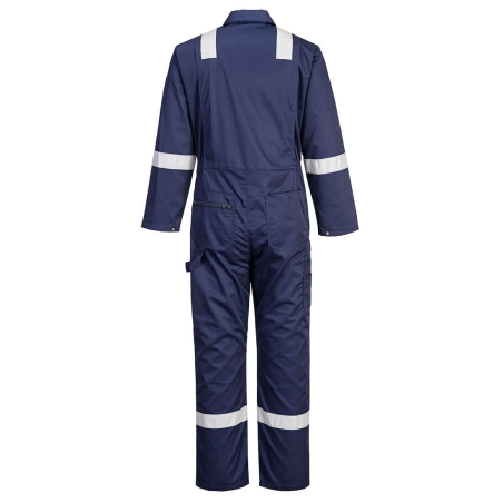 Combinaison de travail à glissière bandes réfléchissantes Marine – Portwest F813