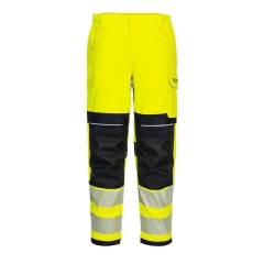 Pantalon de travail femme ignifugé haute visibilité FR Modaflame Jaune/noir – Portwest FR409