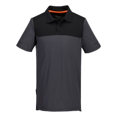 Polo manches courtes léger Ezeecool evacuation humidité Gris métal – Portwest EV410