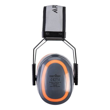 Casque antibruit haute visibilité atténuation 36 dB Gris – Portwest PS43