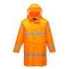Manteau de pluie haute visibilité 100 cm classe 3 Orange – Portwest H442