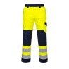 Pantalon haute visibilité multirisque ignifugé antistatique arc électrique Jaune/marine – Portwest MV46