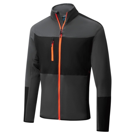 Polaire stretch jacquard premium Acti-Reach Gris métal – Portwest EV476