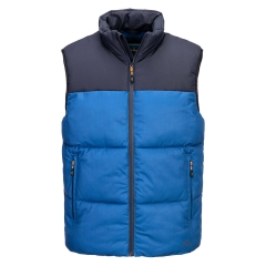 Bodywarmer matelassé ripstop zones renforcées KX3 Quartz/marine foncé – Portwest KX305