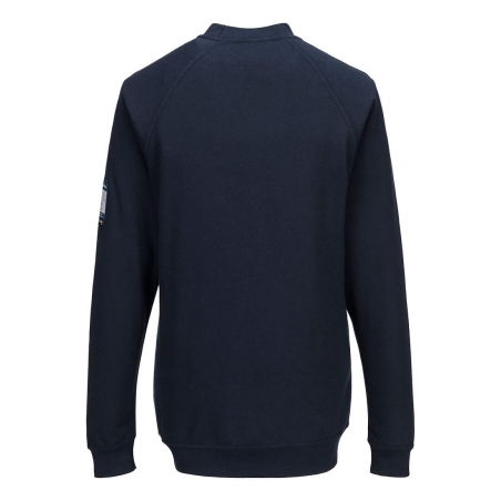Sweatshirt femme ignifugé antistatique protection arc électrique Marine – Portwest FR759