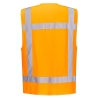 Gilet multipoches haute visibilité classe 2 RWS Orange – Portwest R476