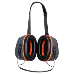 Coquilles anti-bruit tour de cou compatibles casque HV Extreme Gris/orange – Portwest PW78