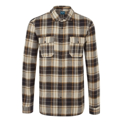 Chemise de travail à carreaux en coton brossé Noir – Portwest KA307