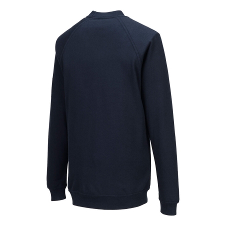 Sweatshirt femme ignifugé antistatique protection arc électrique Marine – Portwest FR759