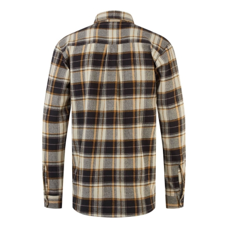 Chemise de travail à carreaux en coton brossé Noir – Portwest KA307