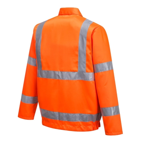 Blouson haute visibilité bicolore certifié EN ISO 20471 classe 3 Orange – Portwest RT40