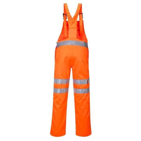 Cotte à bretelles haute visibilité RIS classe 2 Orange – Portwest RT43