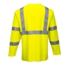 T-shirt manches longues haute visibilité ignifugé FR Jaune – Portwest FR96