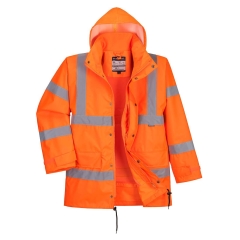 Parka haute visibilité respirante interactive classe 3 Orange – Portwest RT63