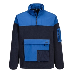 Polaire 1/4 zip KX3 à panneaux renforcés multipoches Marine foncée/quartz – Portwest KX378