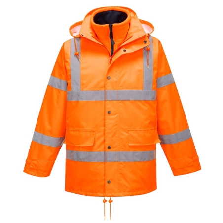 Parka haute visibilité respirante interactive classe 3 Orange – Portwest RT63