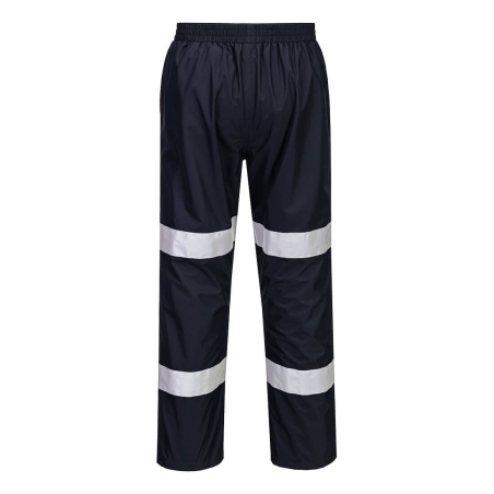 Pantalon de pluie légère pliable imperméable respirant Marine foncé – Portwest F443