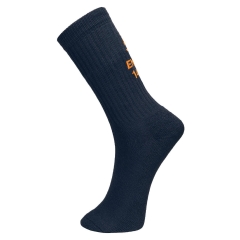 Chaussette de travail ignifugée et antistatique Modaflame Marine – Portwest SK22, paquet de 6 paires