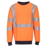 Sweatshirt ignifugé haute visibilité multirisque classe 3 Orange – Portwest FR703
