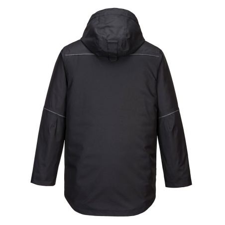 Parka grand froid imperméable doublure matelassée Noir – Portwest KX360