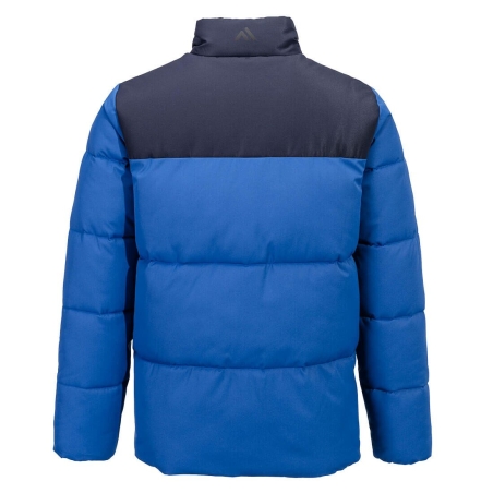 Blouson matelassé baffle isolation renforcée ripstop Quartz/marine foncé – Portwest KX306
