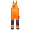 Cotte à bretelles haute visibilité multipoches classe 2 Orange/marine – Portwest TX52