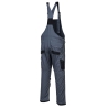 Cotte à bretelles de travail multipoches avec genouillères Gris zoom/noir – Portwest PW346