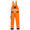 Cotte à bretelles haute visibilité multipoches classe 2 Orange/marine – Portwest TX52