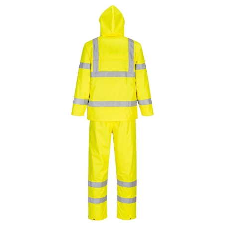 Ensemble de pluie enroulable haute visibilité classe 3 Jaune – Portwest H448