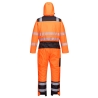 Combinaison d'hiver haute visibilité classe 3 grand froid Orange/noir – Portwest PW352