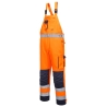 Cotte à bretelles haute visibilité multipoches classe 2 Orange/marine – Portwest TX52