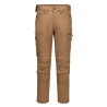 Pantalon cargo coupe ajustée tissu extensible multipoches Marron café – Portwest KA323